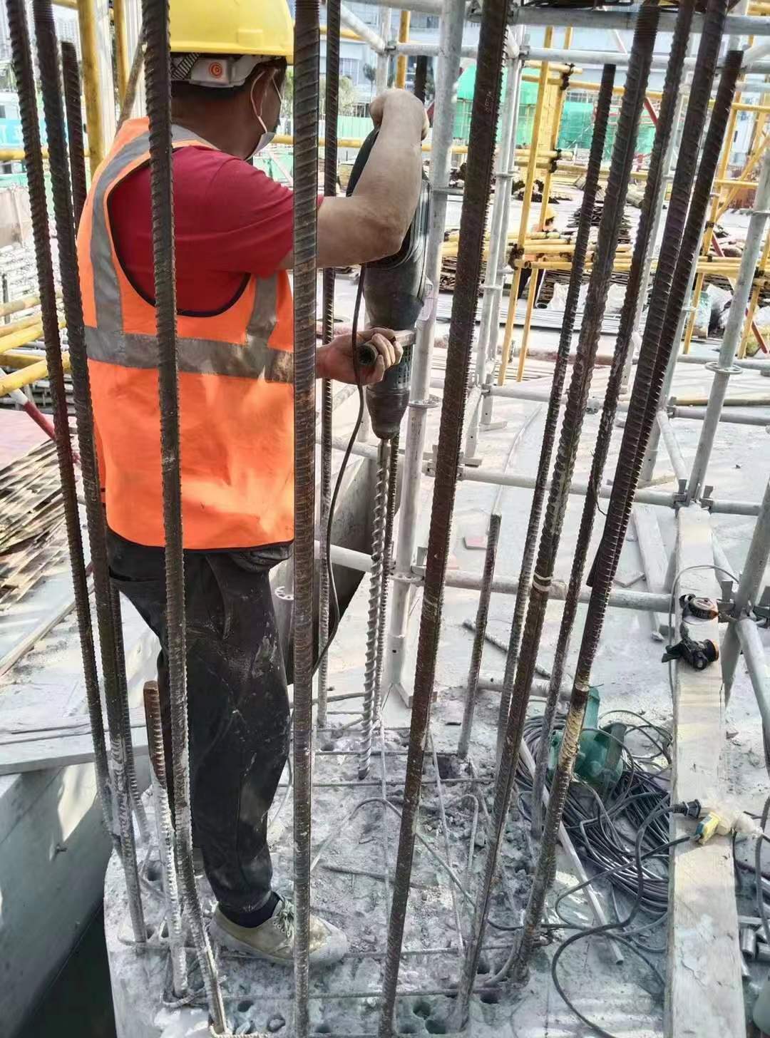 青海增大截面法加固框架柱施工方案
